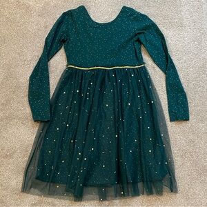 EUC Girls’ Green Hanna Andersson Holiday Dress, sz 12